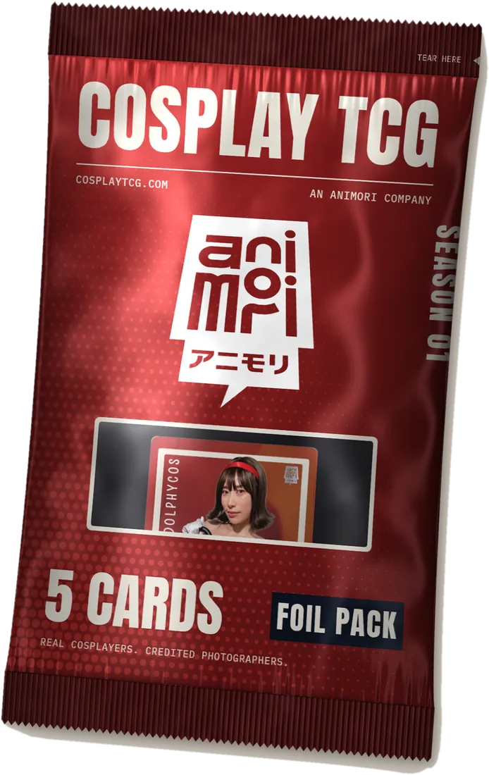 Red foil pack mockup with the same layout